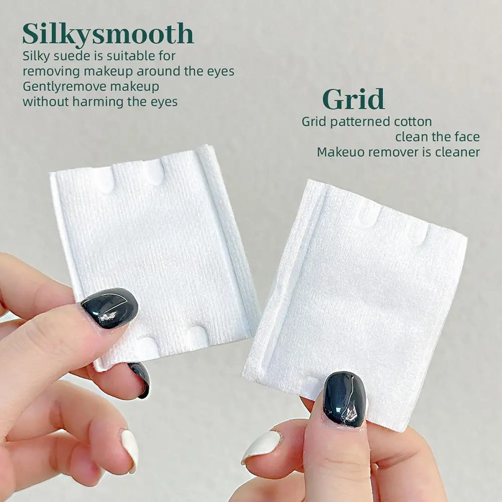 222pcs Double Sided Makeup Remover Cotton Three-layer Thick Design Soft Makeup Remover Pads Face Cleaning Makeup Remover Tool