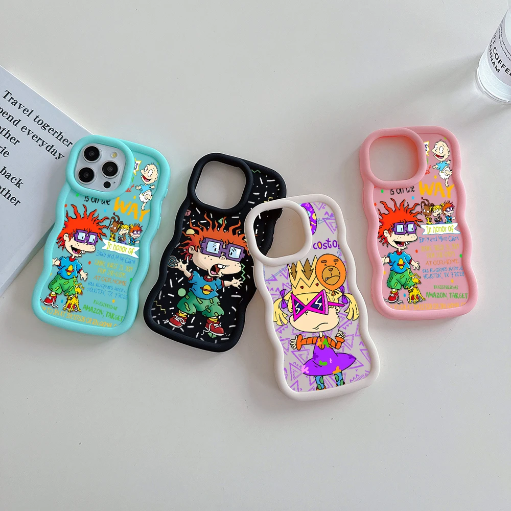 Cartoon Funny R-Rugrats Phone Case For Samsung A04 A05S A10S A11 A12 A20S A21S A13 A14 A55 A54 A34 A53 A30 A32 A33 A73 5G Cover