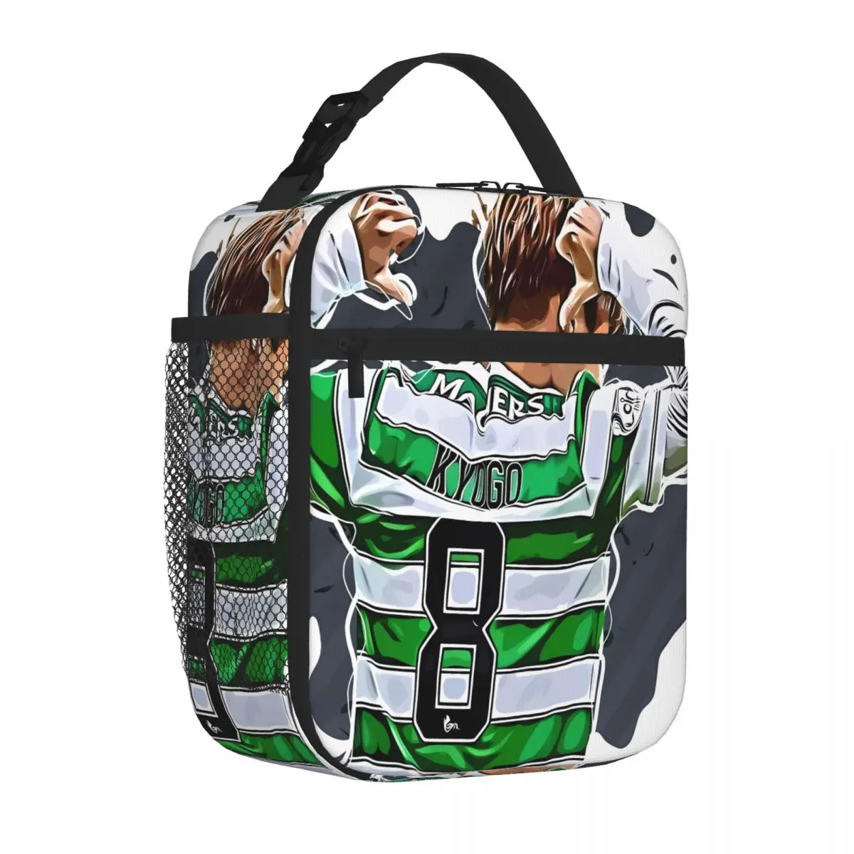 Bestselling Kyogo Furuhashi Marble Print Lightweight Lunch Bag School Break Time Insulated Lunch Pouch