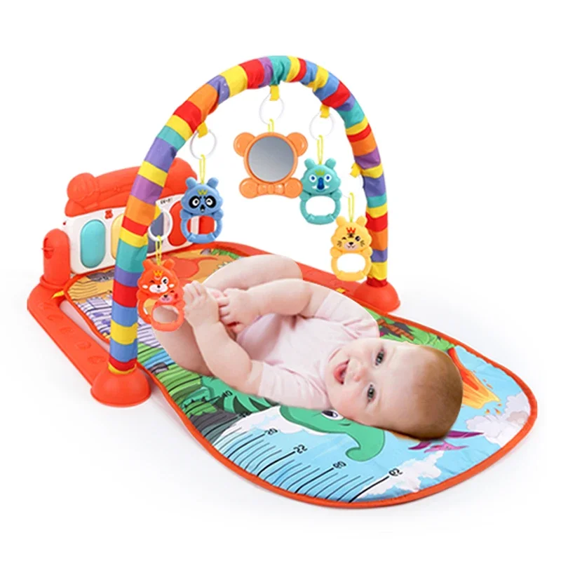 Baby Gym tapiss puzzle mata edukacyjne zabawki mata odtwarzanie muzyki dziecko mata z klawiatura pianina dywan Fitness dla dzieci prezent dla dzieci