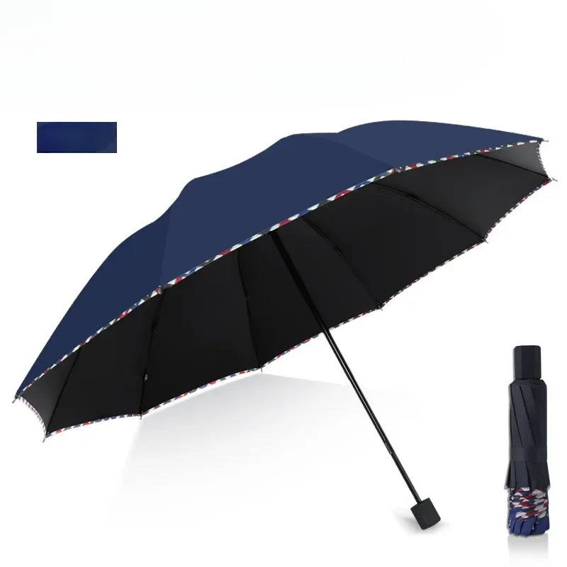 Umbrellas Rainy Rain Umbrella Ultra Resistant Umbrella Large Parasol Uv Automatic Portable Folding Women\'s Male 3-speed Men\'s