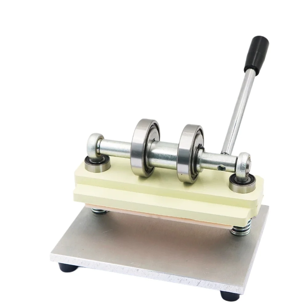 1pcs Hand Press Cutter Tool Feeding Width15cm for Leather Work DIY Stamping Cutter Pattern
