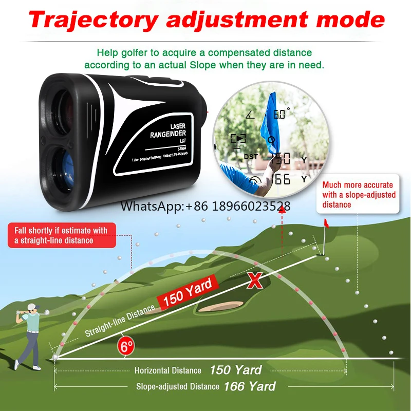 Norm 700m 6X Altitude Angle hunting range finder laser rangefinder hunter binacular rangefinder