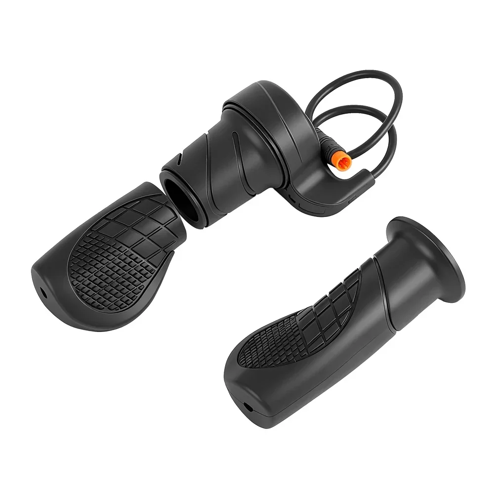 AliExpress NONE Waterproof Mountain Bike Half Handle Twist Throttle for Electric Bicycle Modified Connector Electric Scooter Accessories Parts
