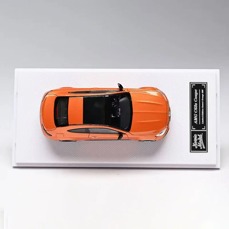 Nieuw Op Voorraad Howie Model 1:64 C63s Coupe W205 Simulatie Legering Miniatuur Gegoten Volledige Deur Auto Model Custom kinderen Speelgoed Gift