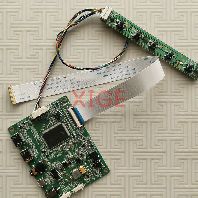 

Комплект платы контроллера для B156XW04 B156XTN08 G156XTN02 B156XTN07, DIY, 2 Mini-HDMI, 1366x768, 30-контактный EDP, для ноутбуков и мониторов