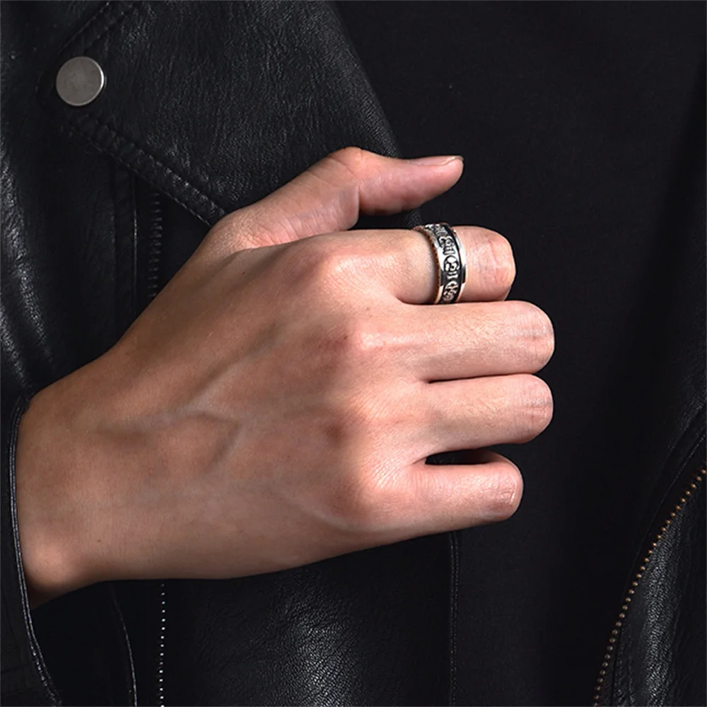 

Vintage Punk Alloy Skull Open Ring For Men And Women Fashion Personality Adjustable Rings Men And Women Jewelry Accessories Gift
