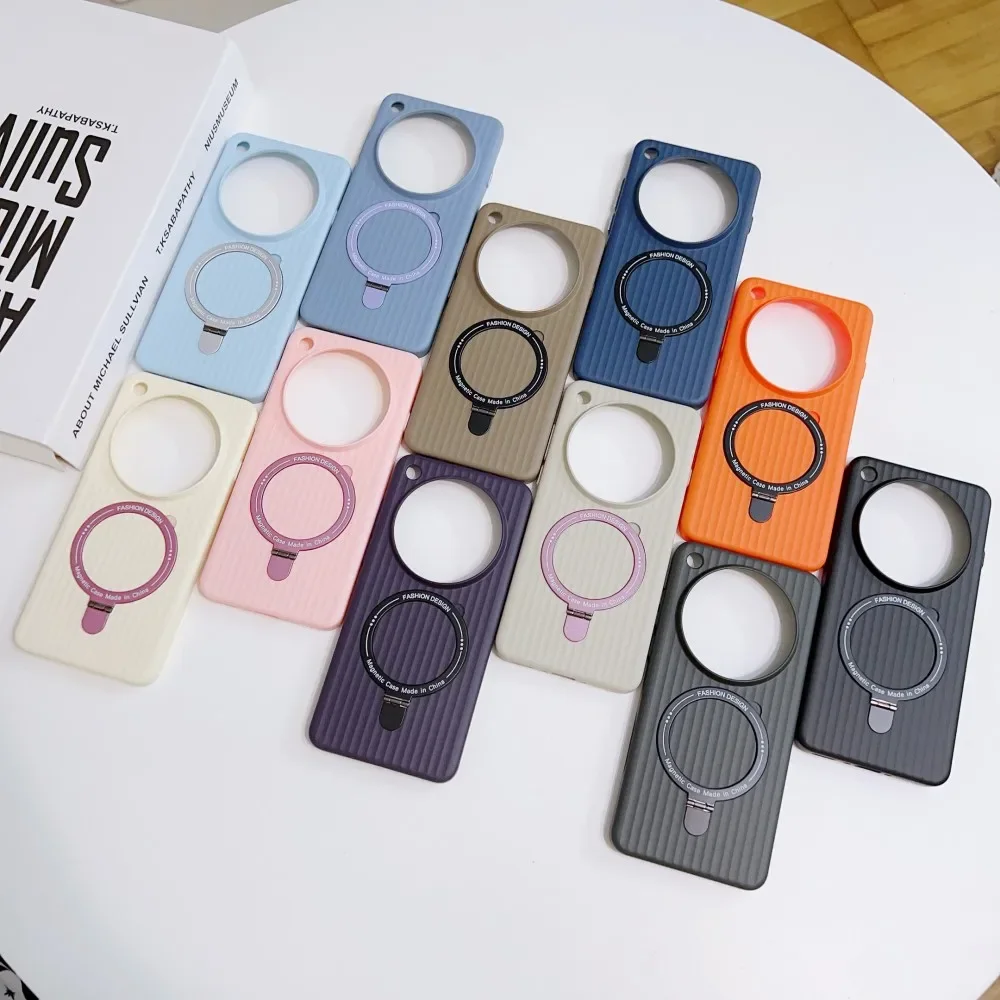 For OPPO Find X8 Ultra Case Hard Transparent Ring Magnetic Wireless charging Protect Back Cover Case For Find X8 Pro Phone Shell