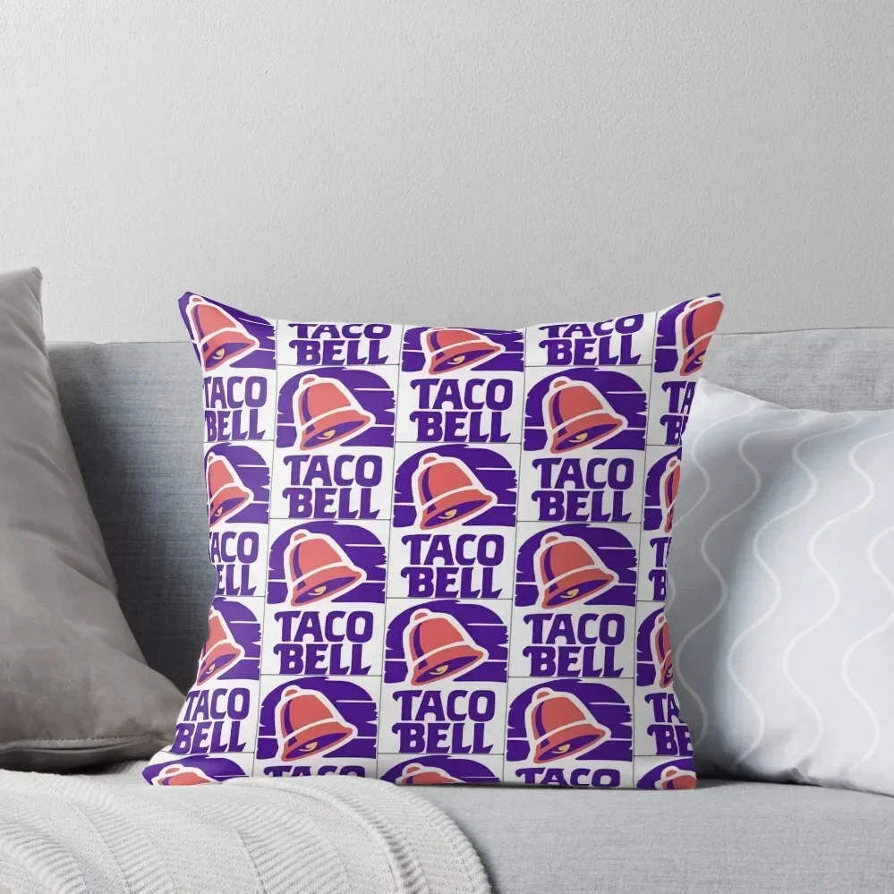 

Taco Bell Original Retro Logo Throw Pillow Custom Cushion Photo Embroidered Cushion Cover Cushion Cover Set pillow