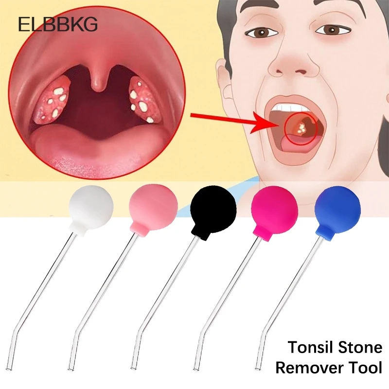 Tonsil Stone Remover Tool Manual Style Remover Mouth Cleaning Care Tool Ear Wax Tonsil Stone Remover Cleaning Tool Random Color