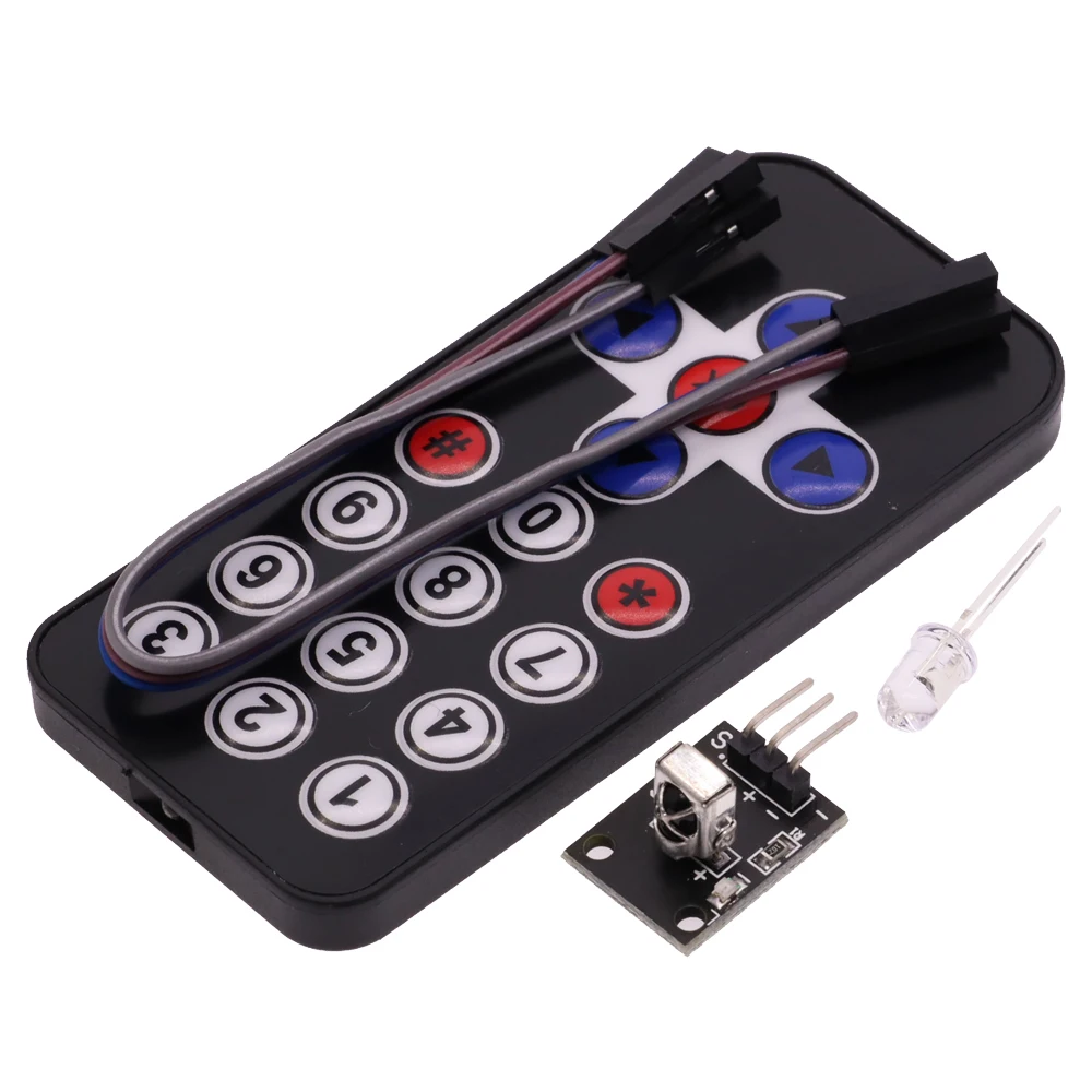 1/5/10PCS New Infrared IR Wireless Remote Control Module Kits HX1838 For Arduino Raspberry Pi Wholesale
