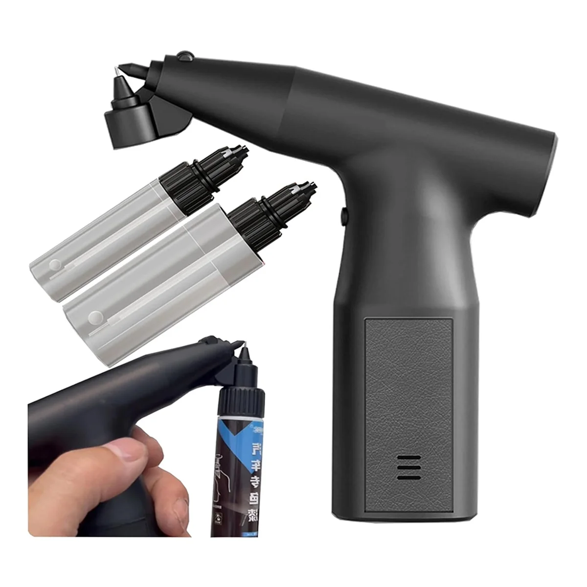 Electric Spray Paint-Gun for Cars, Handheld Electric Cordless Spray Paint Sprayer-Gun, for Car, Bicycle, 7.4V