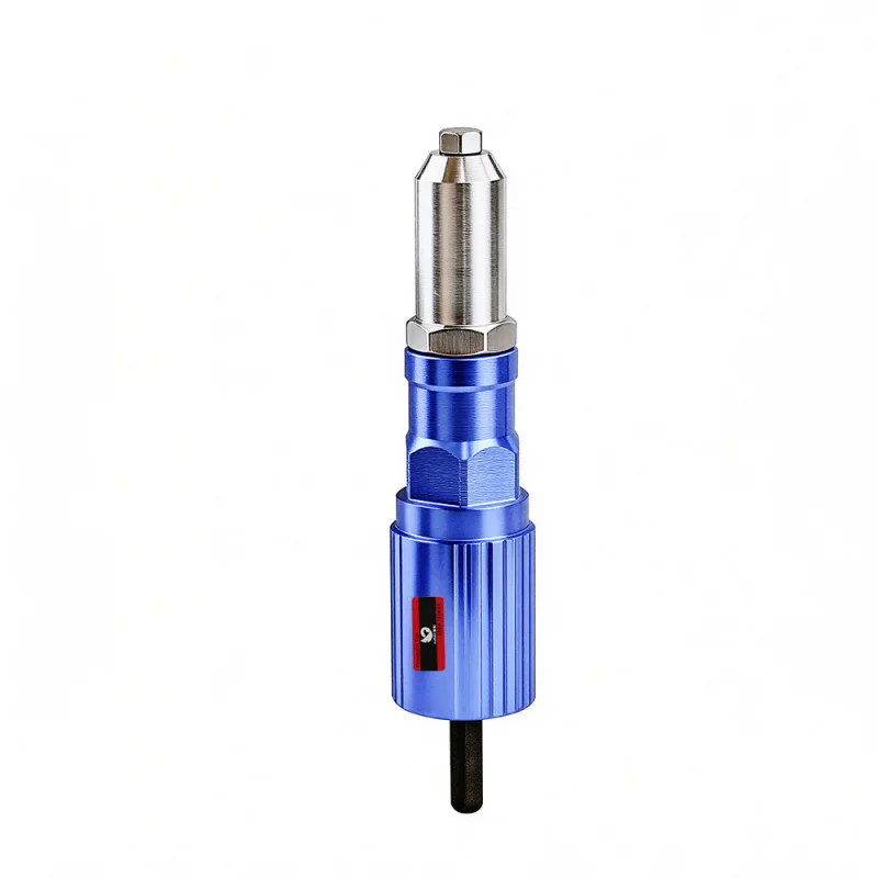 Electric rivet gun core pulling rivet gun conversion head grabbing rivet pulling gun head