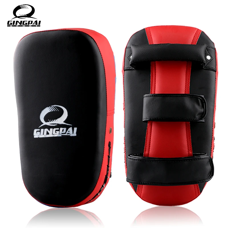 Hot Sale MMA Muay Thai TKD Punching Curve Pads PU Leather Sanda Taekwondo Kick Boxing Foot Hand Feet Arc Target