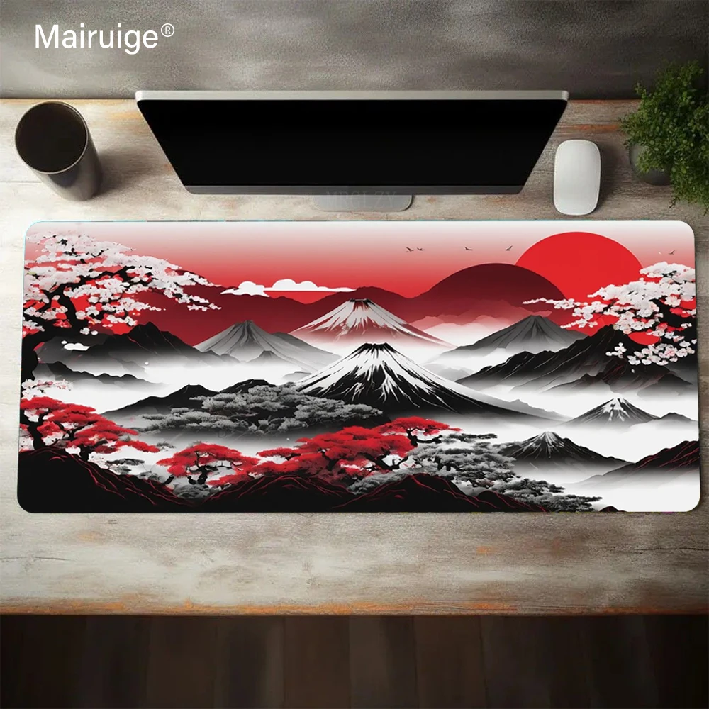 

Xxl Mouse Pad Dragon Sea Wave Koi Large Office Mat Gaming Accessories for Desktop Pc Gamer Computers Desk Protective Mat Carpet