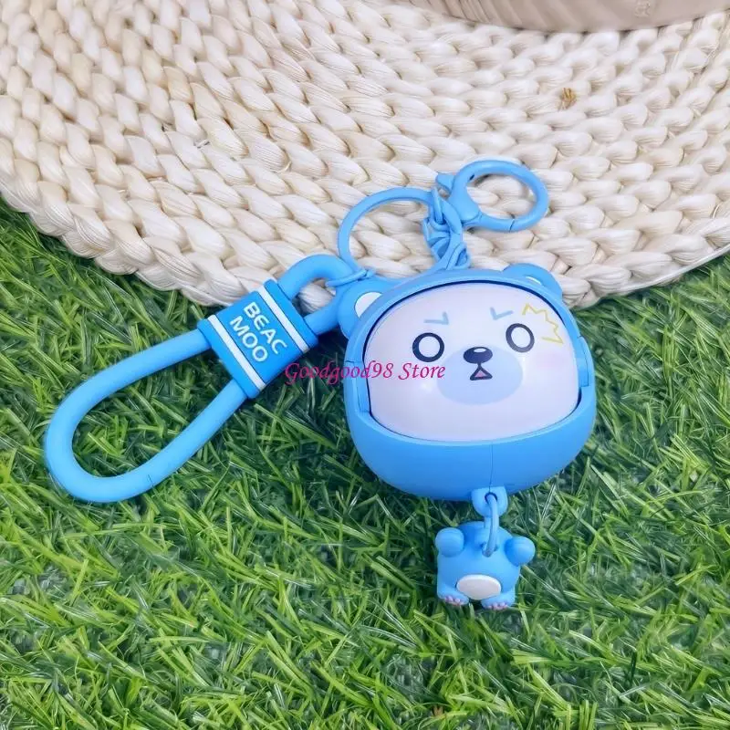 Peking Operas Rotating Panda Phone Charm Strap Lanyard ABS Keychain Unique Expression Various Color Selection Gift Ready 