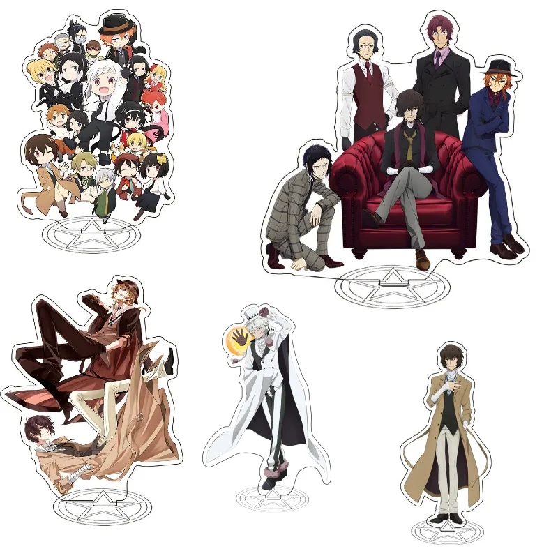 Bungo Stray Dogs Standee Anime Stand Model Plate New Decoration Desk Figure Display Friends Gift Cartoon Prime Products Couple