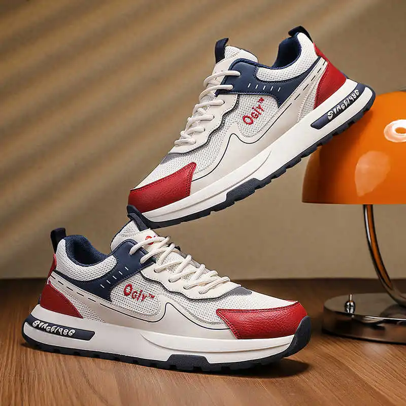 

Мужские кроссовки на шнуровке Playform, зеленые тканые мужские туфли Obuv, синие спортивные туфли Twnis, модные дизайнерские Tenes Mascolino