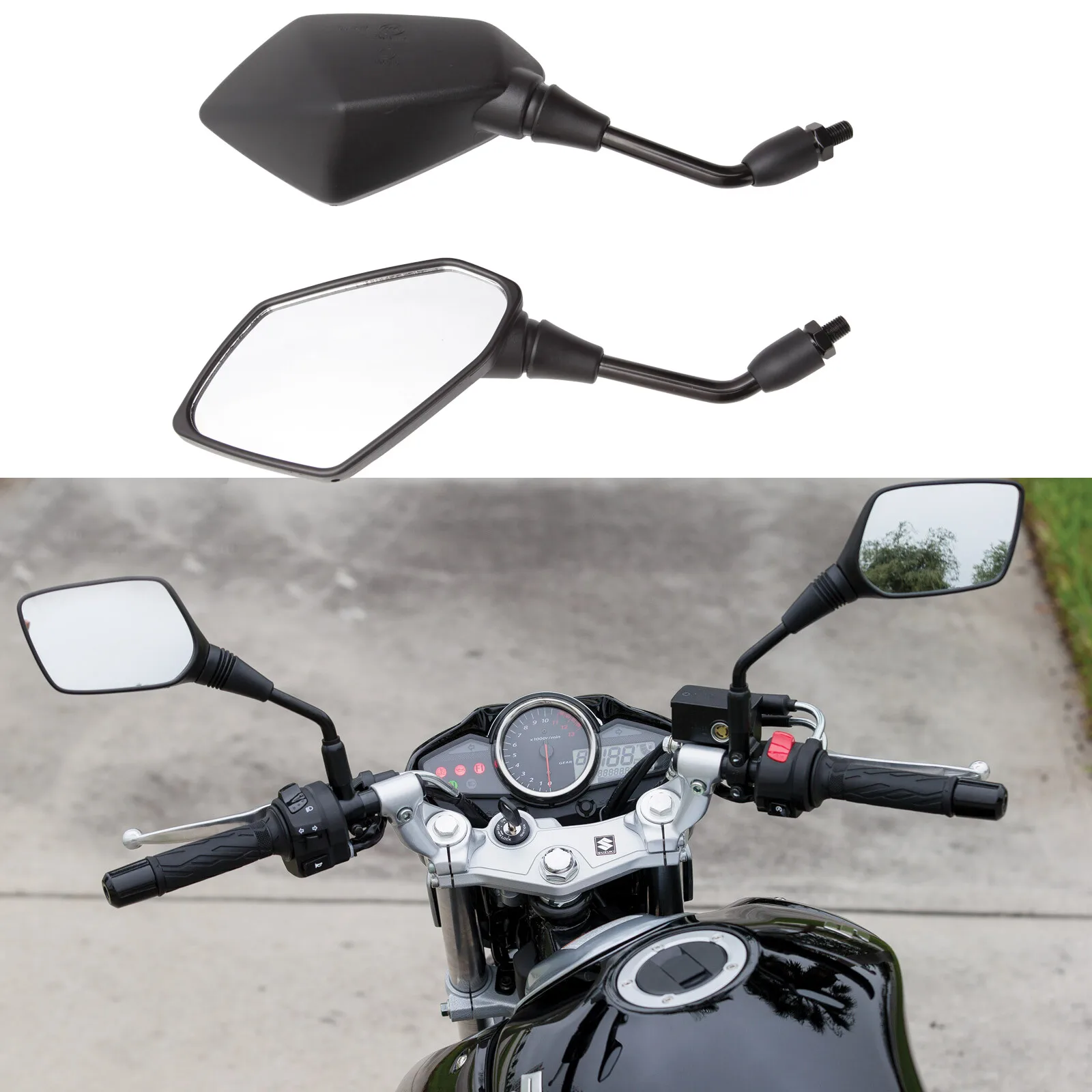 

For Honda Grom 2020 2019 2018 2017 2016 JQ Motorcycle Rearview Side Mirrors