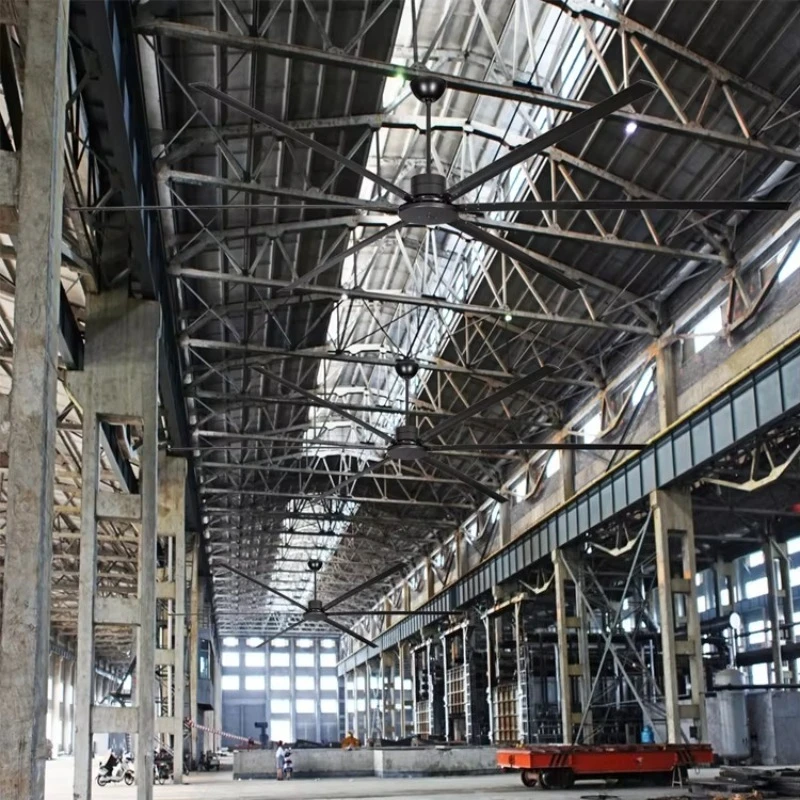 Picture 5: Factory Workshop Warehouse 120 Inch Metal Blade Big Size Industrial Ceiling Fan With Remote Control