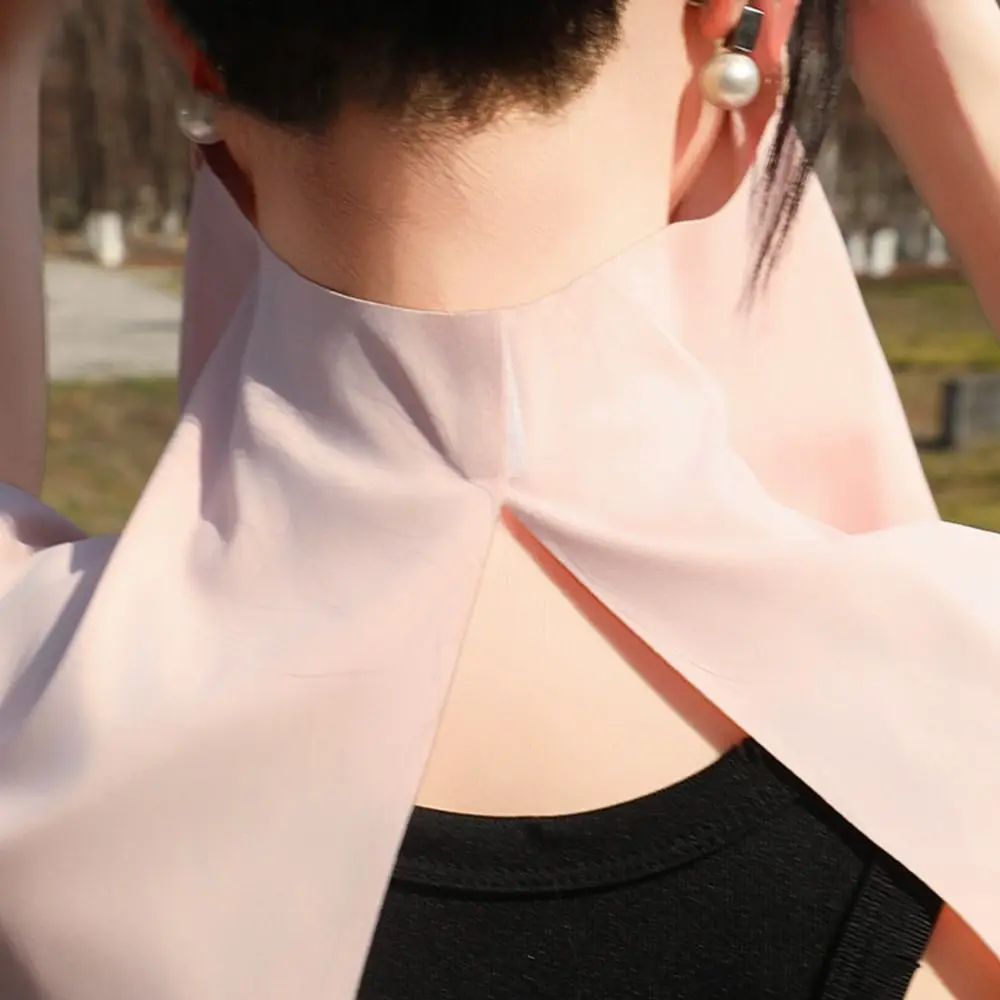 قناع الحرير الجليدي قناع الصيف تنفس حماية من الأشعة فوق البنفسجية UPF50 + شال واقي من الشمس المضادة للأشعة فوق البنفسجية رفرف يلتف غطاء الوجه المتكامل للنساء