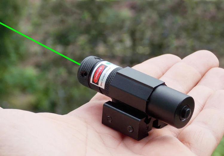 Green Laser Sight Tactical Mini Red Dot Laser 11/22mm Picatinny Railgun Rifle Pistol Sight for Hunting Glock Sight Tool Ar15