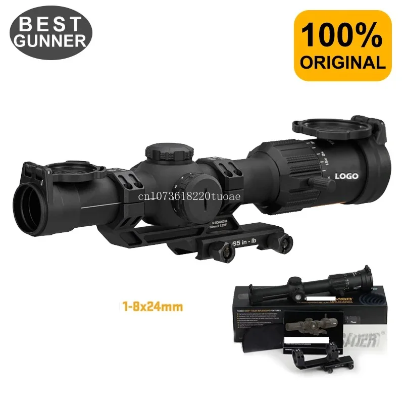 

Original T--MSR LPVO 1-8x24mm 30mm Maintube SFP Riflescope Hunting Rifle Scope with Illuminated MSR BDC-8 Reticle