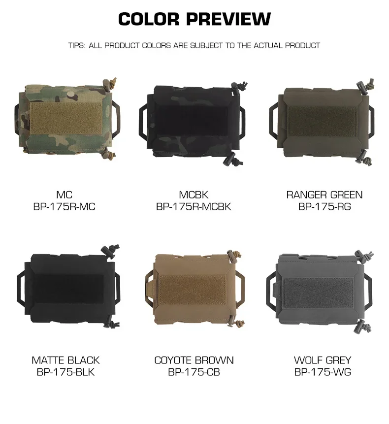 Tactical Compact Trauma Pouch MOLLE Medical Bag First Aid Kit for Outdoor Hunting Camping Hiking Medical Pouch Survival Gear - view 3