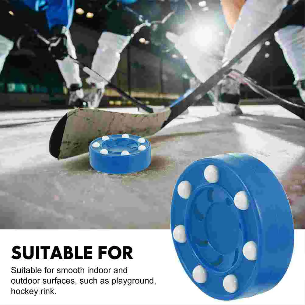 2Pcs Street Hockey Pucks Roller Hockey Games Pucks Roller Skating Training Accessories Roller Hockey Pucks