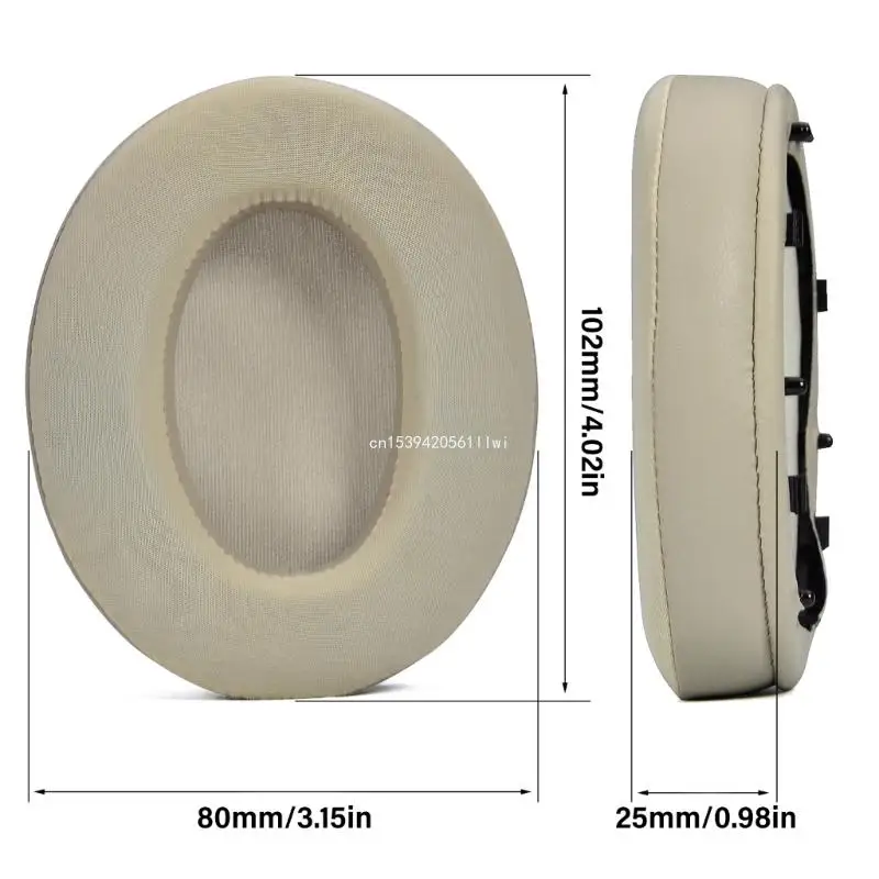 Travel Friendly Earpads Ear Cushions for WH1000XM3 Headset, Easy to Install Foam Ear Covers for Superior Comfort Dropship