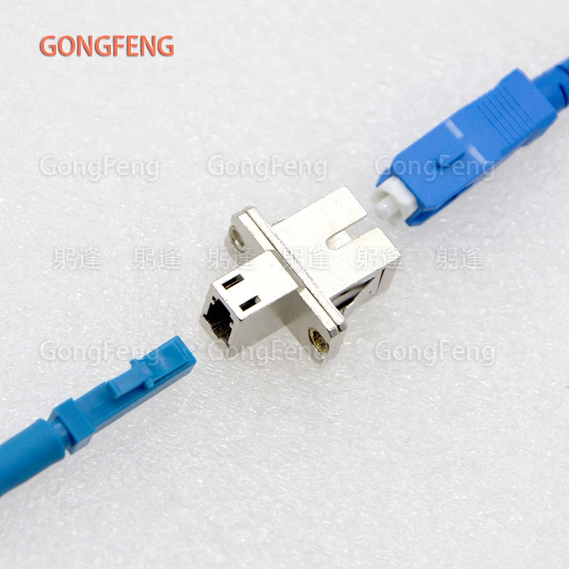 New HOT SELL Optical Fiber Connector LC-SC Singlemode APC MM Metal Adapter Flange Coupler For Optical Power Meter  Special