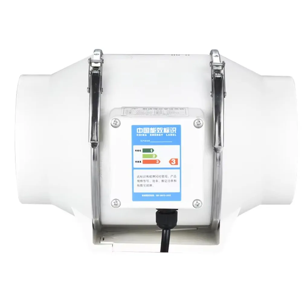 

Ventilador conducto tubo en línea para el hogar, Extractor inodoro cocina, flujo Diagonal, ventilación limpieza aire, 8 pu