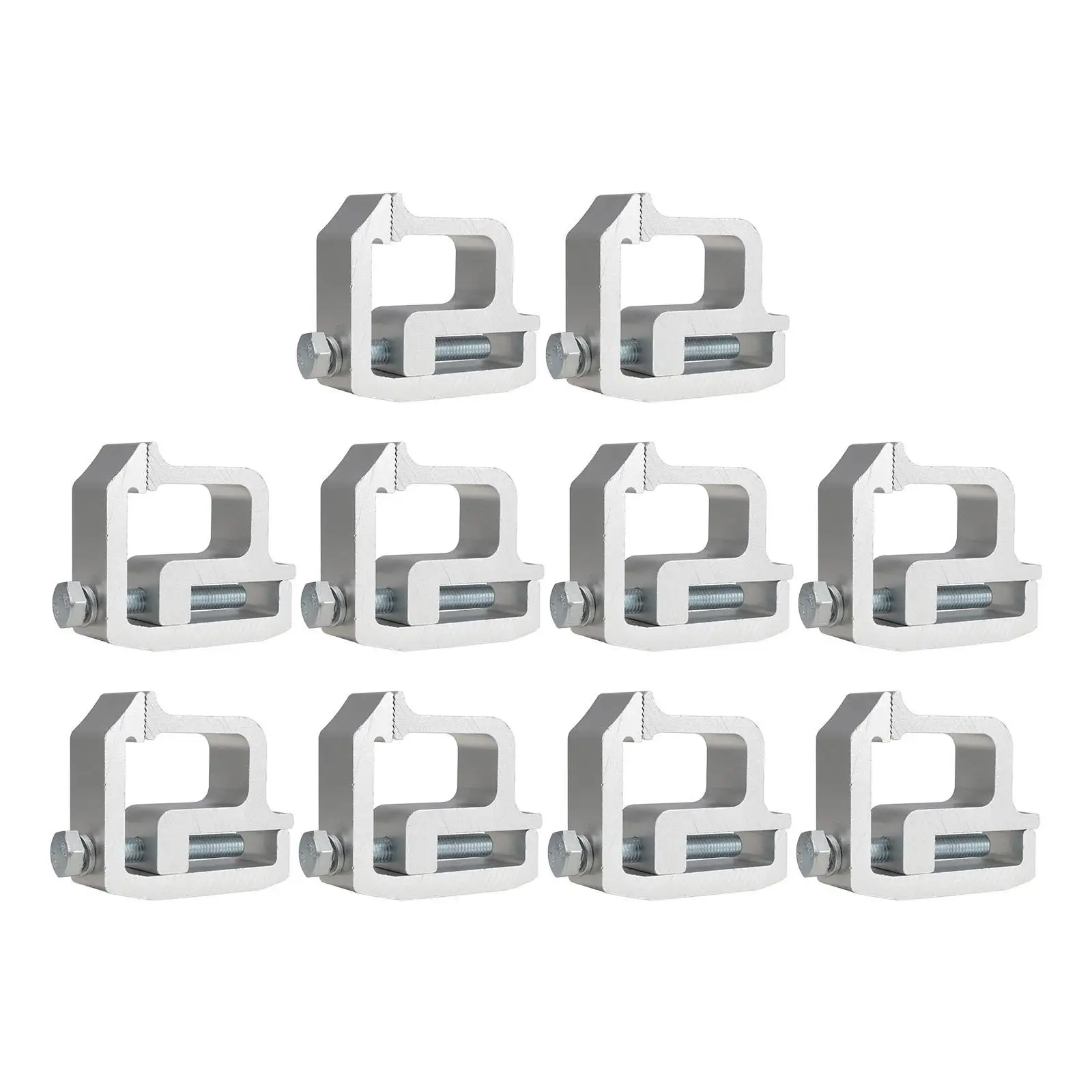 Aluminum Mounting Clamps for 1500 2500 3500 More Pick-up Trucks Silver