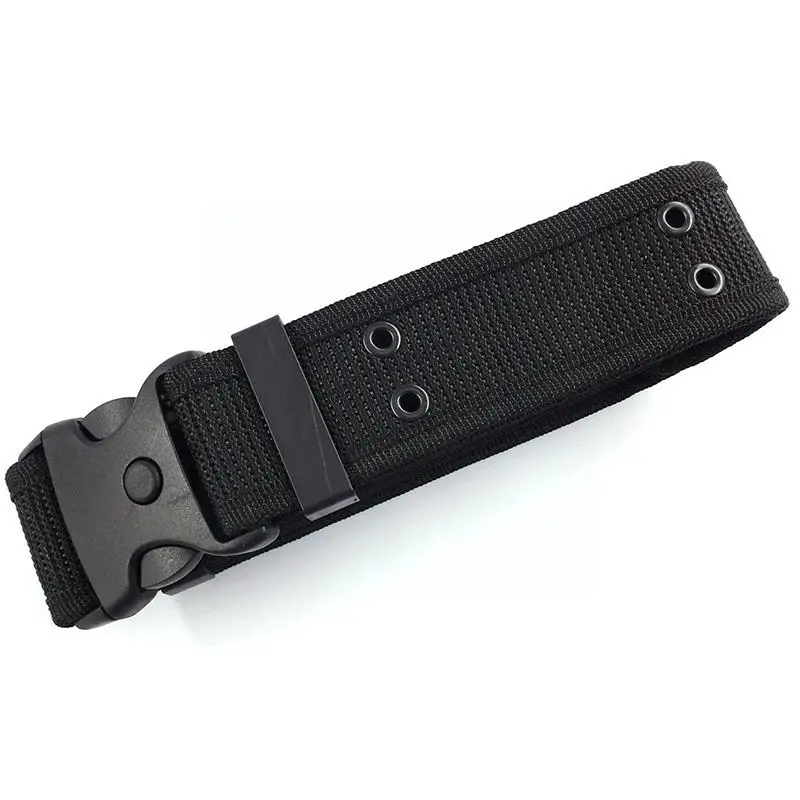 Black Outdoor Safety Training Belt Adjustable Multifunctional Lock Quick Tactical Armed Release Safety Belt