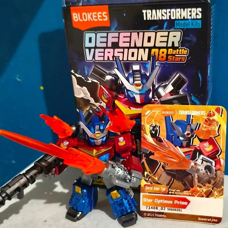 Blokees Transformers Defender Version 8 Star Optimus Prime Blind Box Figur Modell Deko Sammlerstück Spielzeug Geschenk – Detail 4