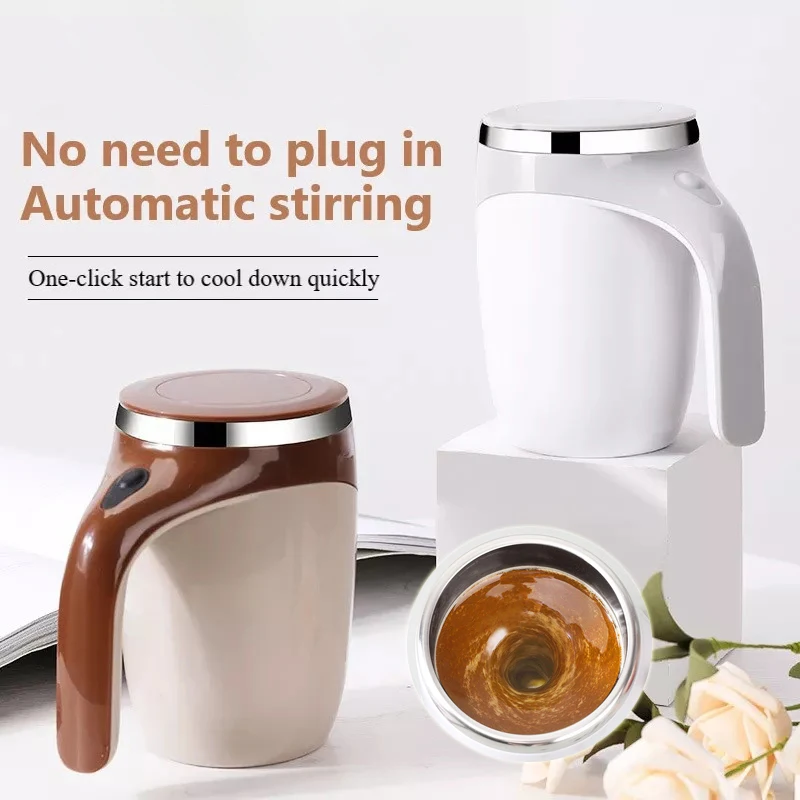 

Automatic Stirring Cup Coffee Cup High Value Electric Stirring Cup Lazy Milkshake Rotating Magnetic Water Cup