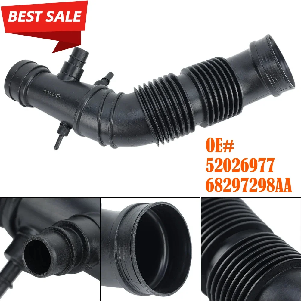

Clean Air Duct Intake Pipe Air Filter Hose For Jeep Compass for Fiat 500X 2015-2018 ABS Replace 52026977 68297298AA Spare Parts