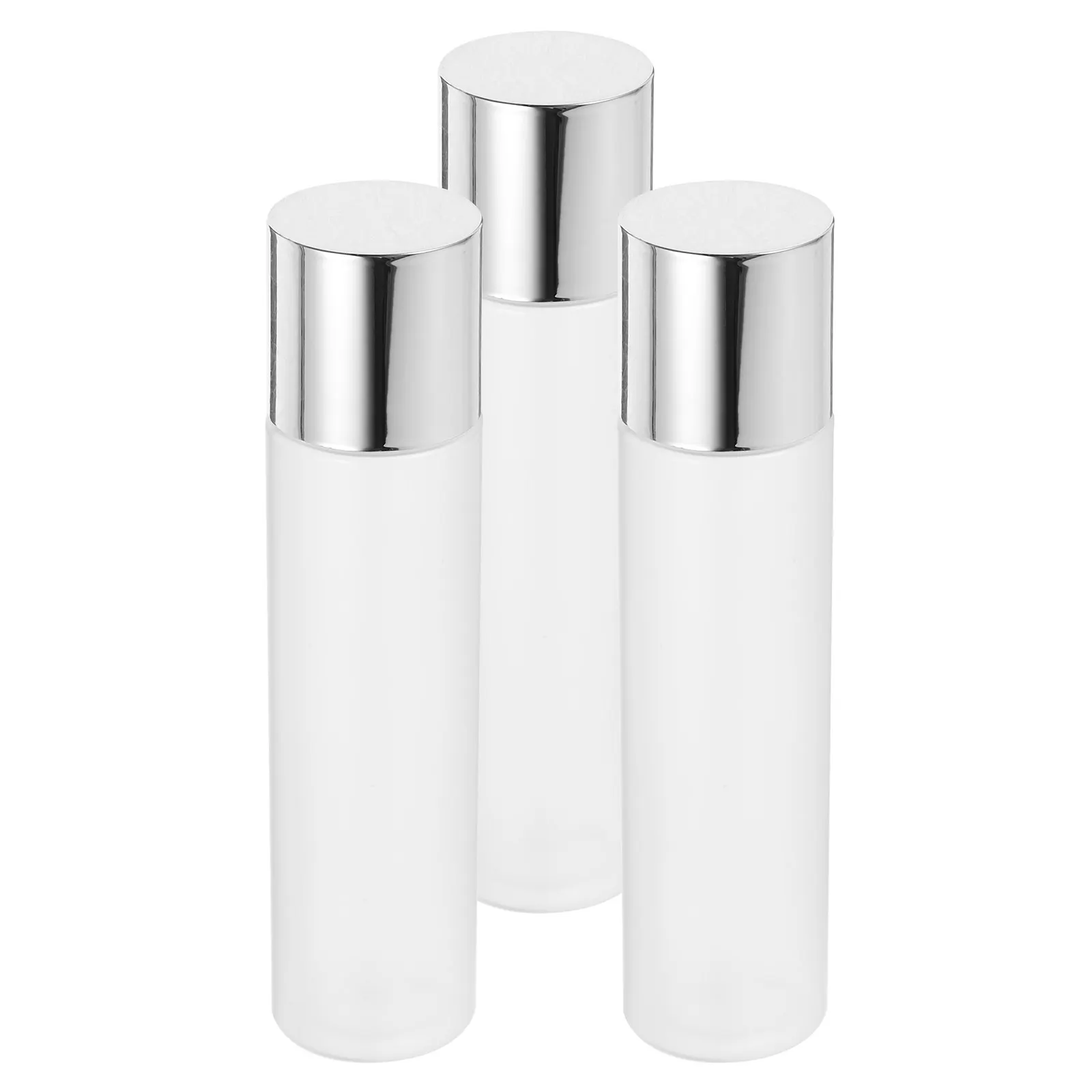 3Pcs Matte Skin Toner Bottles Leak Proof Travel Lotion Dispenser Sub Packaging Bottles Refillable Empty Makeup Sample