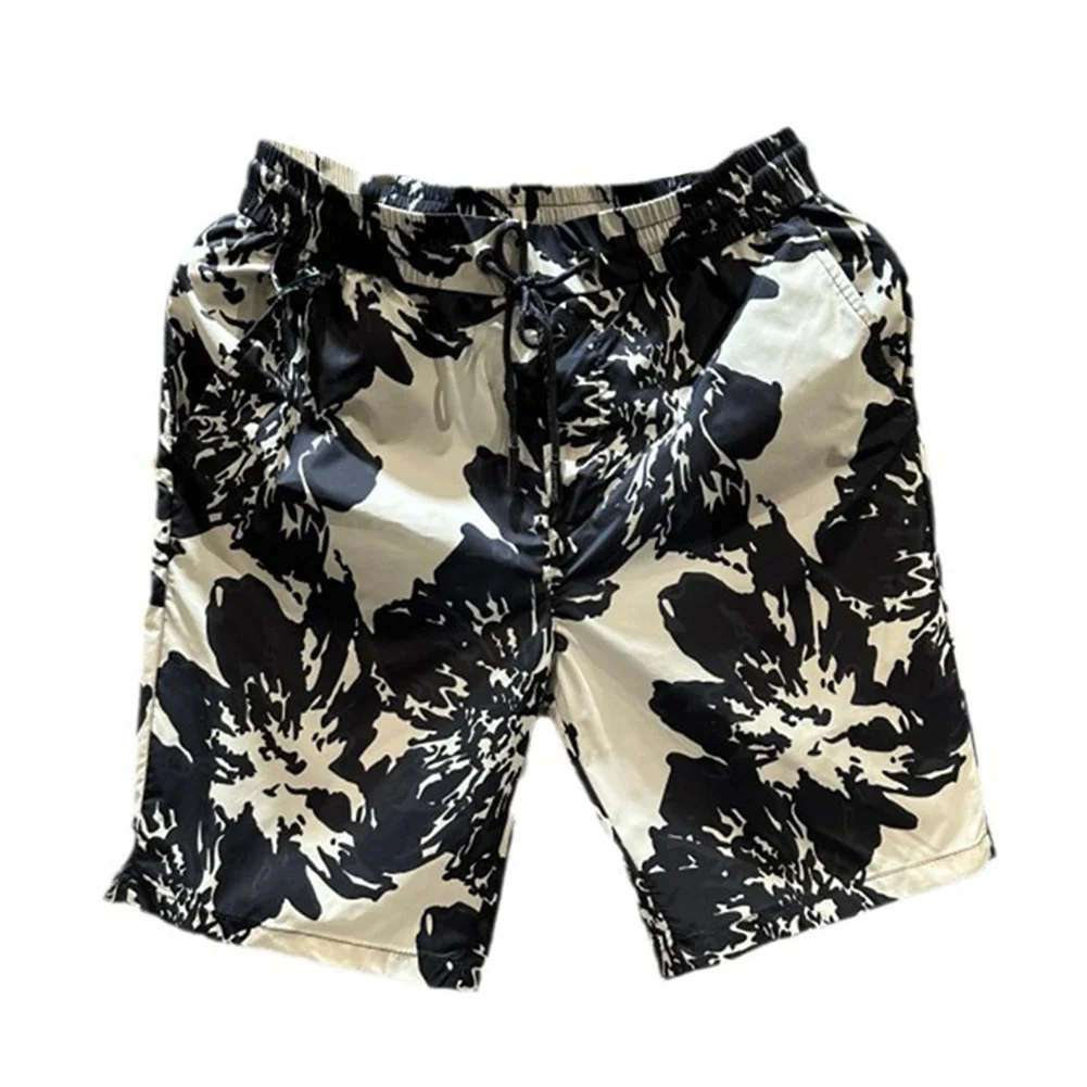 

Мужские свободные повседневные универсальные пляжные шорты, спортивные тонкие прямые брюки с пятью точками