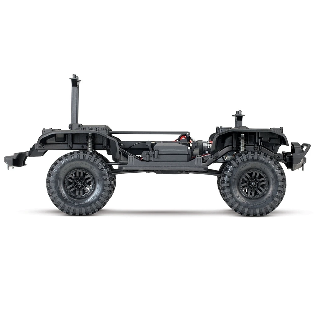 Telaio laterale con trave in metallo in acciaio da 2 pezzi per 1/10 RC Crawler -4 TRX4 Accessori per parti di aggiornamento