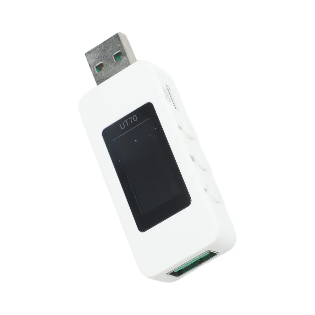 Digital USB Tester UT70 Featuring 1000Hz Max Sampling Rate 0.1mV/mA Resolution and Real-Time Protocol Detection for USB Charging