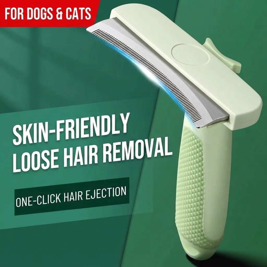 Dog Brush Cat Hair Care Grooming Accessories Supplies Pet Hair Remover Knotting Comb for Pet Home Use