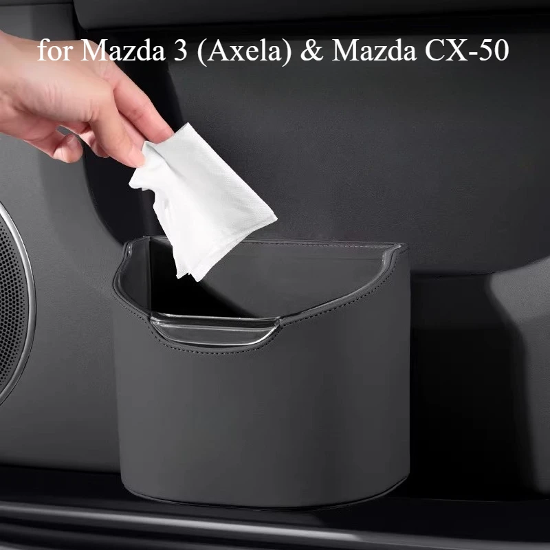マツダ3（アクセラ）＆マツダcx-50用車載ゴミ箱＆傘収納オーガナイザー-ドア＆シートバック取り付け