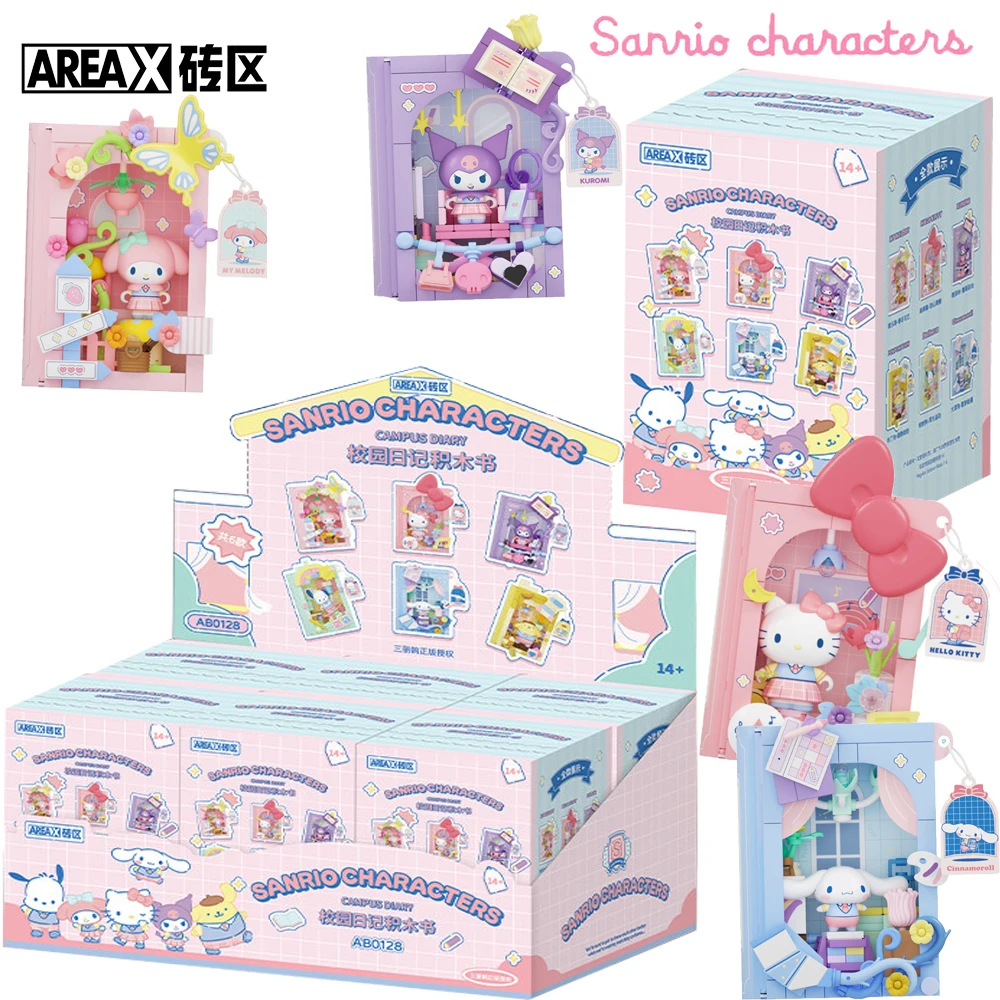 

Official AREA-X Sanrio Characters Blind Box Anime Peripheral Popular Characters Model Toys Decorative Ornaments Creative Gifts