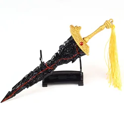 Maliketh's Black Blade Greatsword Eldens Game Peripheral Weapon Model Accessories Keychains Ornaments Gifts Toys for Boys