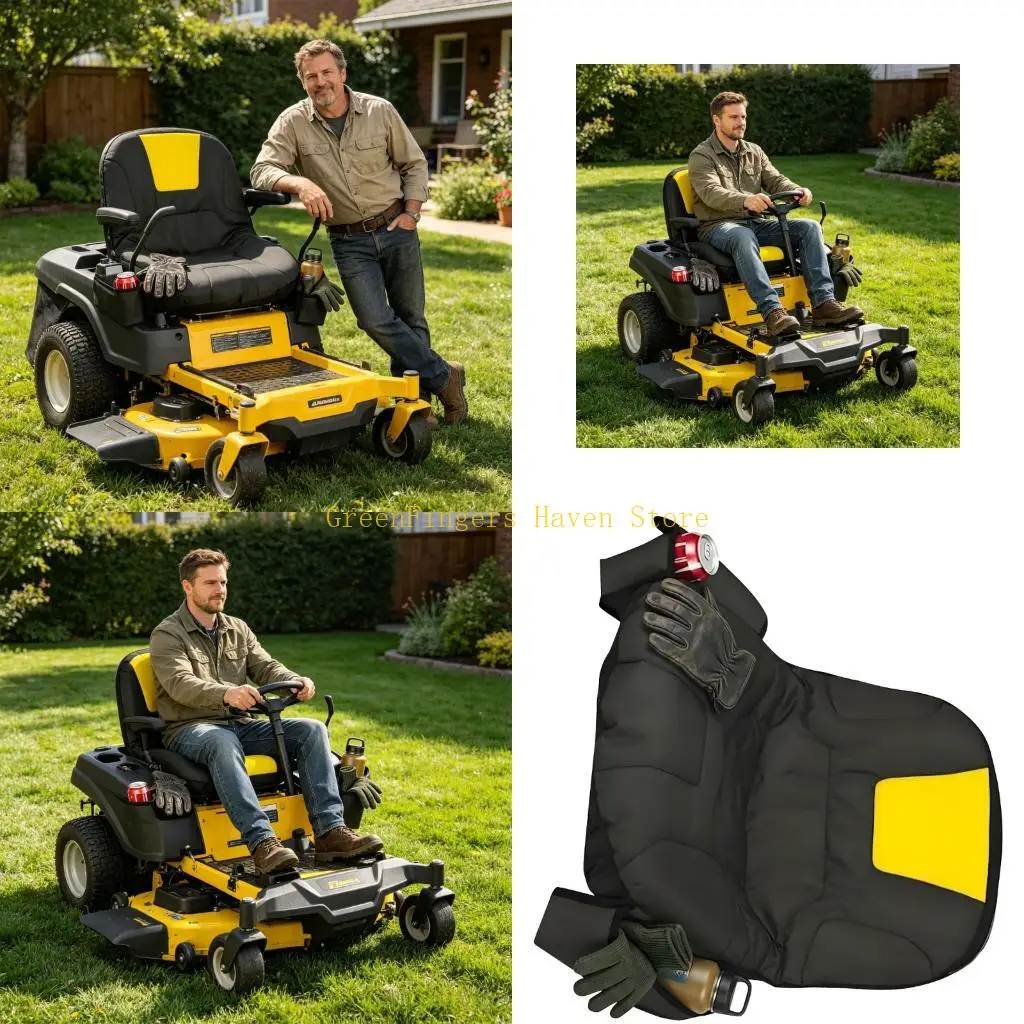 

F68D Comfortable Mower Cover 600D Fabric Including Full Wrapping Base Straps