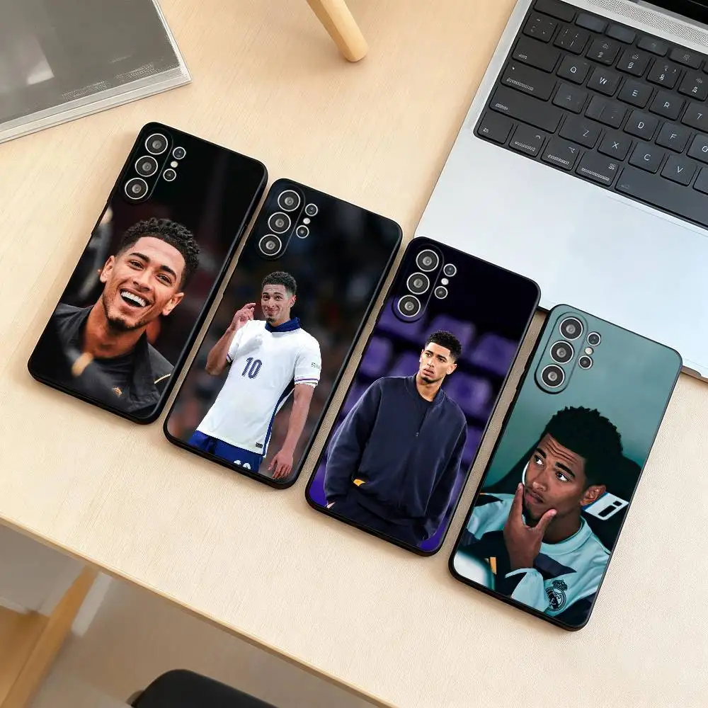 J-Jude Bellingham  Phone Case For Samsung S25,S24,S21,S22,S23,S30,Ultra,S20,Plus,Fe,Soft Silicone Black Cover