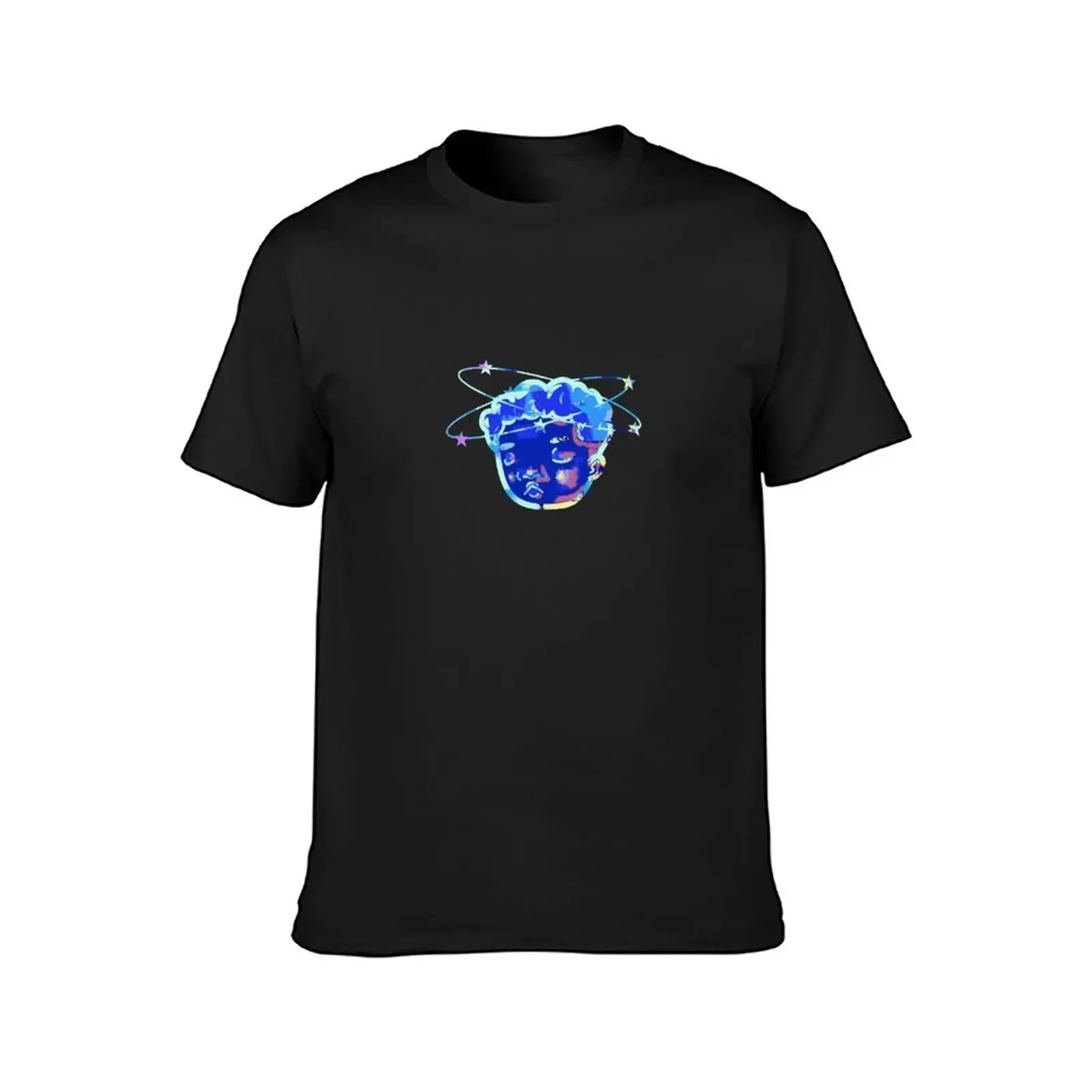 TOBI LOU-PARRISH BLUE T-Shirt oversized graphic tee graphic t shirts quick-drying mens designer clothes