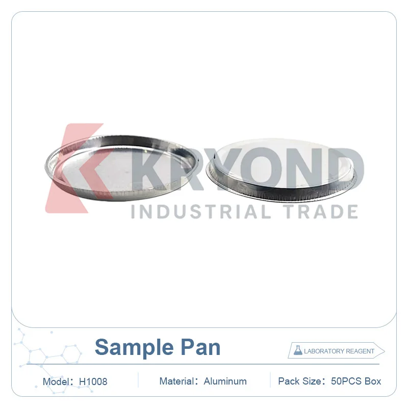 H1008 Moisture Analyzer Aluminum Sample Pan 102mm Top 90mm Bottom Diameter 50pcs Pack Laboratory Weighing Tray Research Series