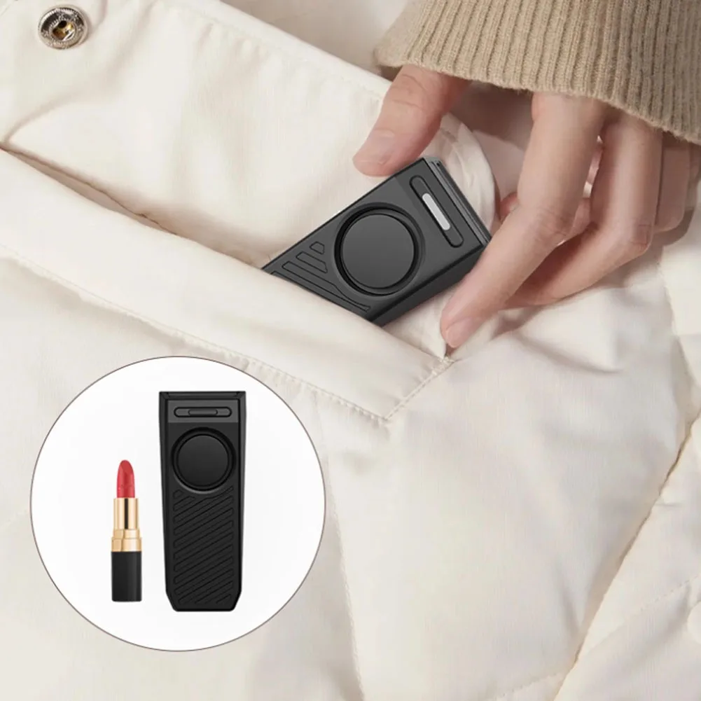 Portable Door Stopper Security Alarm with USB Charging 130dB Sound and Adjustable Sensitivity for Various Settings